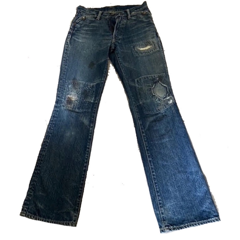 Kapital Bootcut denim boro jeans